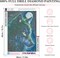 Wolf Diamond Art Kits for Adults, Wolf Forest 5D Diamond Painting Kit for Beginners, DIY Round Full Drill Painting with Gem Art Craft Kits for Home Wall Decor 12x 16 Inch